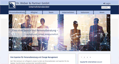 Desktop Screenshot of dr-weber-partner.de